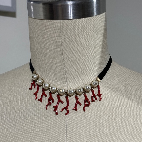 dior red pearls necklace corals - Picture 3 of 7